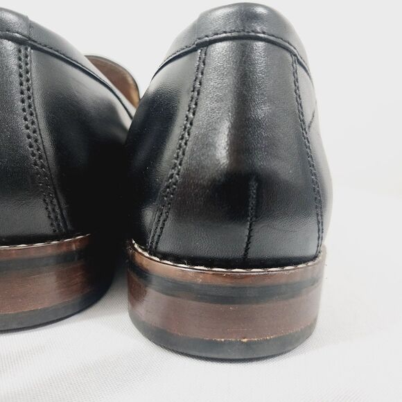 Nunn Bush Fifth Ave Flex Moc Toe Penny Slip-on Loafers Black NWOB Men\'s 11W main image 9